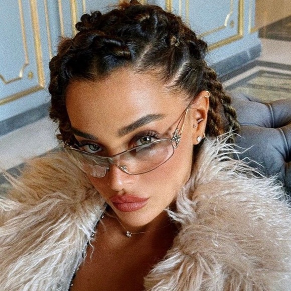 Rare 💫CHANEL vintage Gray gradient Swarovski CC’s sunglasses. - Picture 15 of 16